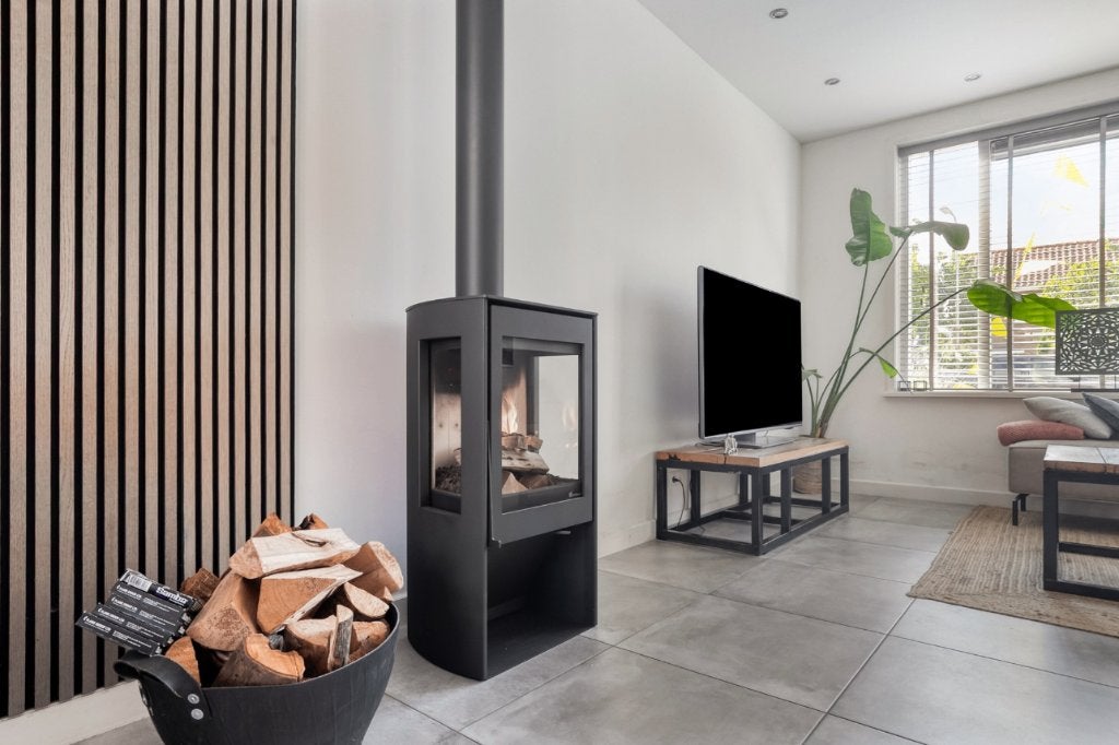 Dik Geurts Kalle A+ Hoog rendement Houtkachel. 7kW, Ophalen of Verzenden, Nieuw, Vrijstaande haard, Houthaard