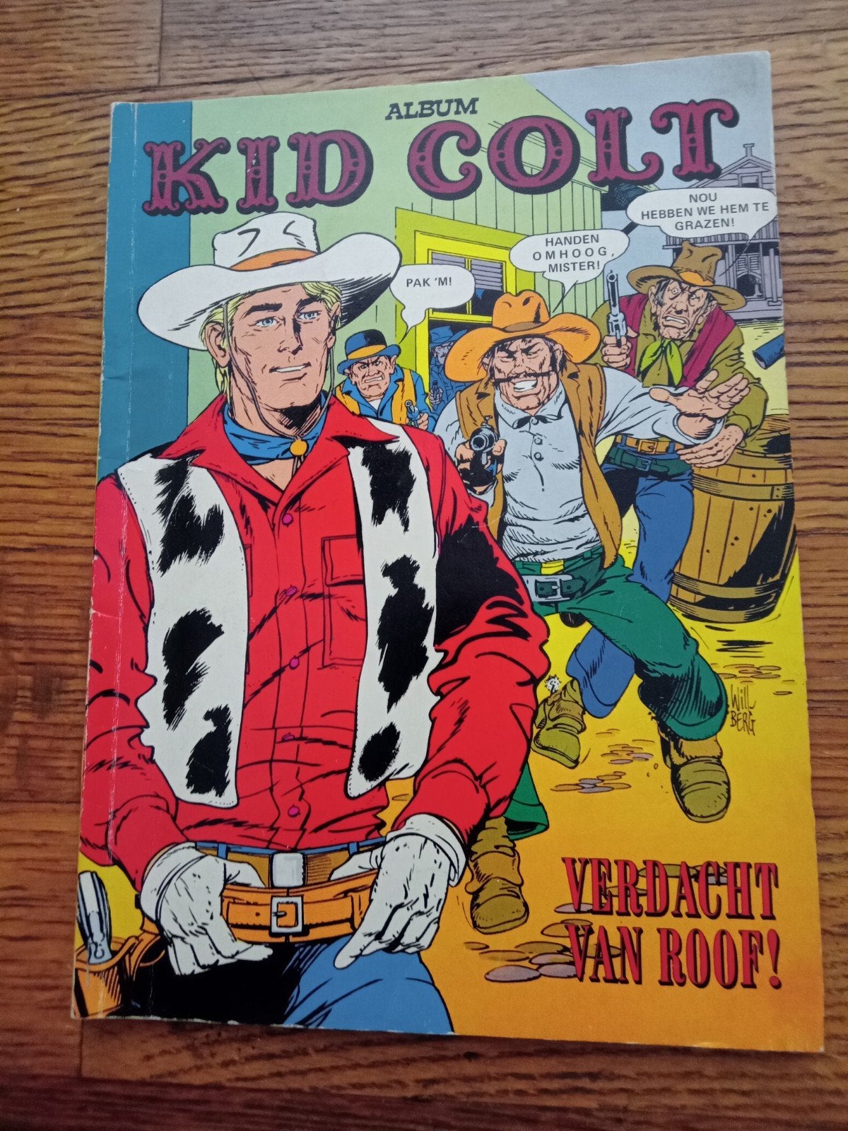 Kid Colt - Western stripboek (Vogelvrij & Verdacht van Roof), Boeken, Meerdere stripboeken, Ophalen of Verzenden, Gelezen, Stan Lee