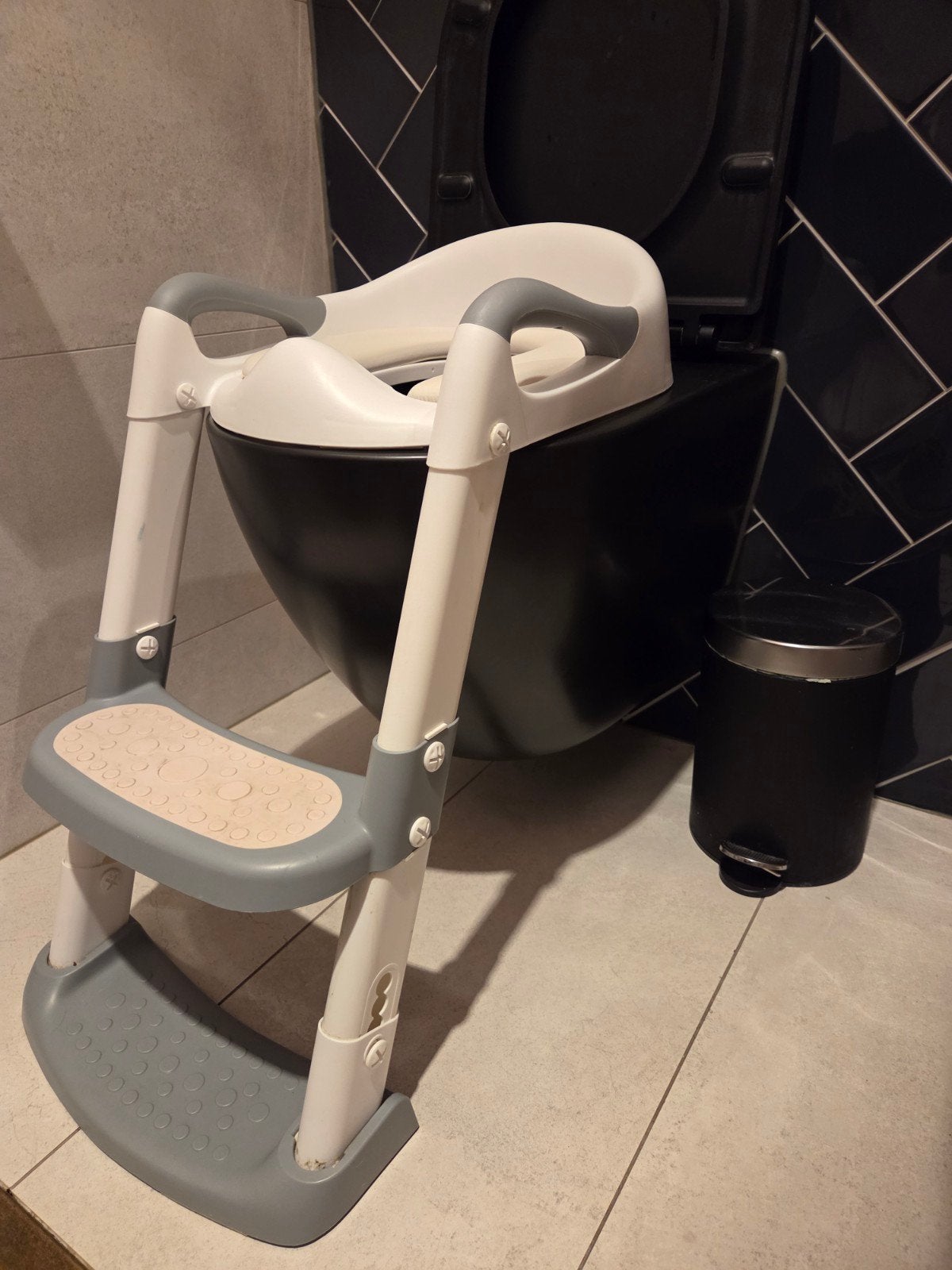 Kinder toiletbril met opstapje - zindelijkheidstraining, Ophalen, Gebruikt