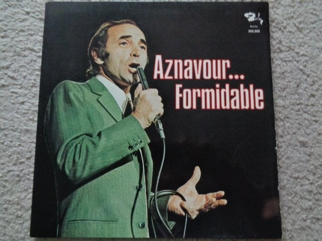 lp Charles Aznavour -  Formidable, Ophalen of Verzenden, Zo goed als nieuw, 12 inch, LP