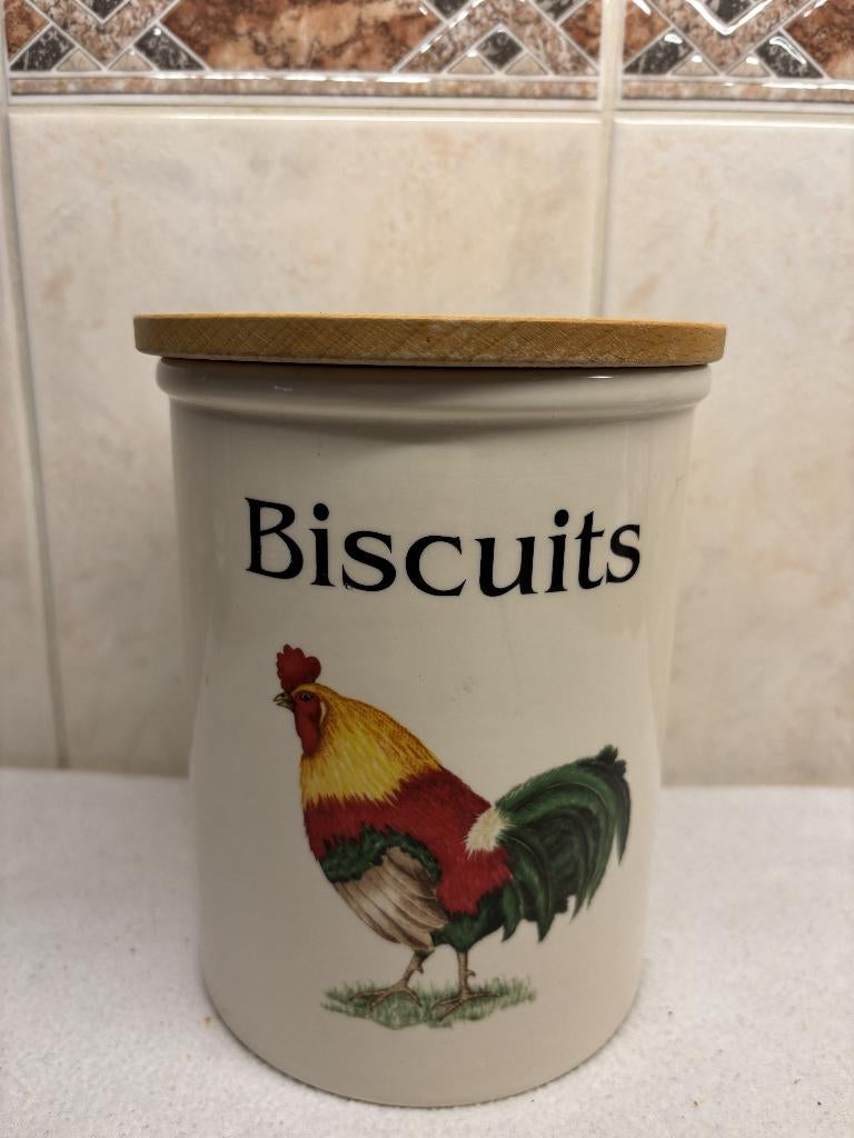 Engelse Biscuit Pot Cloverleaf, Ophalen of Verzenden