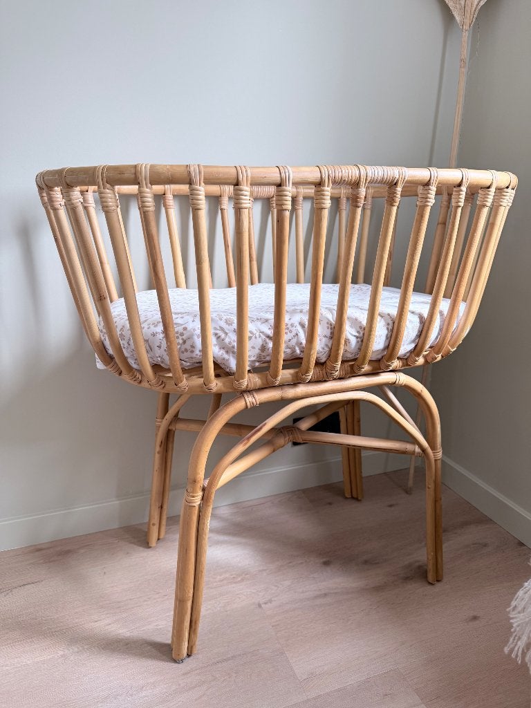 Rotan wieg, Kinderen en Baby's, Babywiegjes en Ledikanten, Ophalen, Nieuw, Wieg
