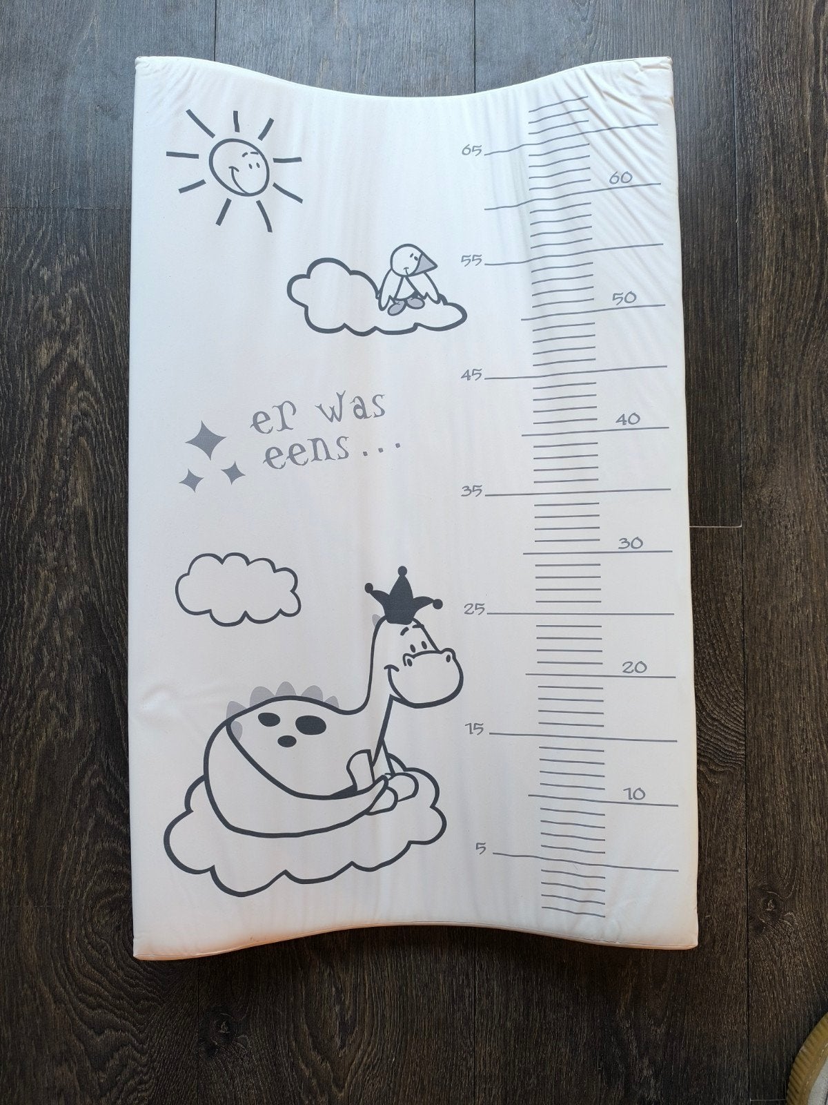 Aankleedkussen met leuke print + 3 hoesen, Kinderen en Baby's, Aankleedkussen, Zo goed als nieuw, Standaard, Ophalen
