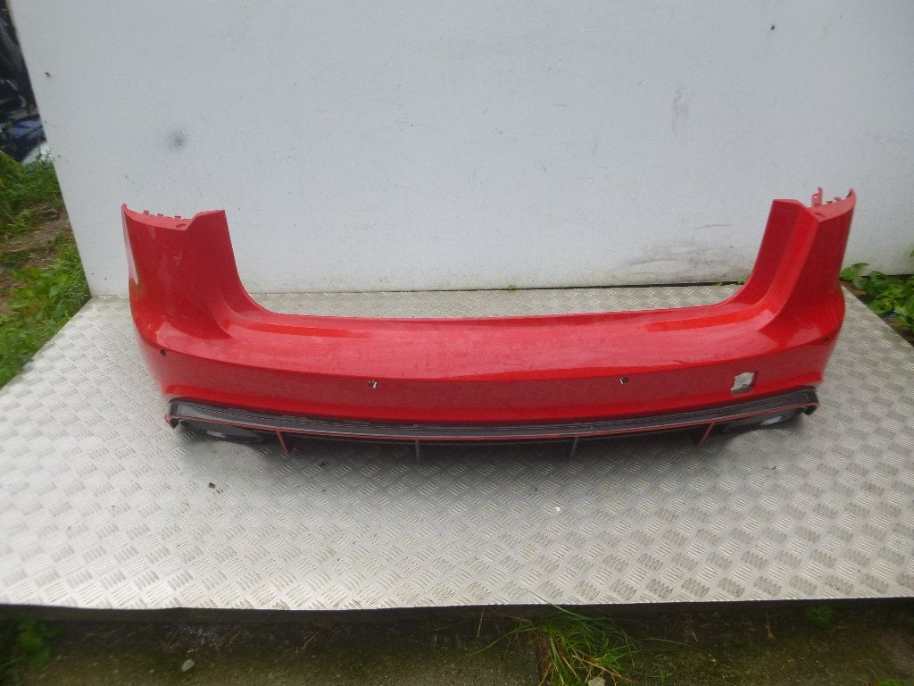 AUDI RS6 AVANT C7 2010-  CARBON PDC 4G9807511BC achterbumper, Gebruikt, Achter, Bumper, Audi