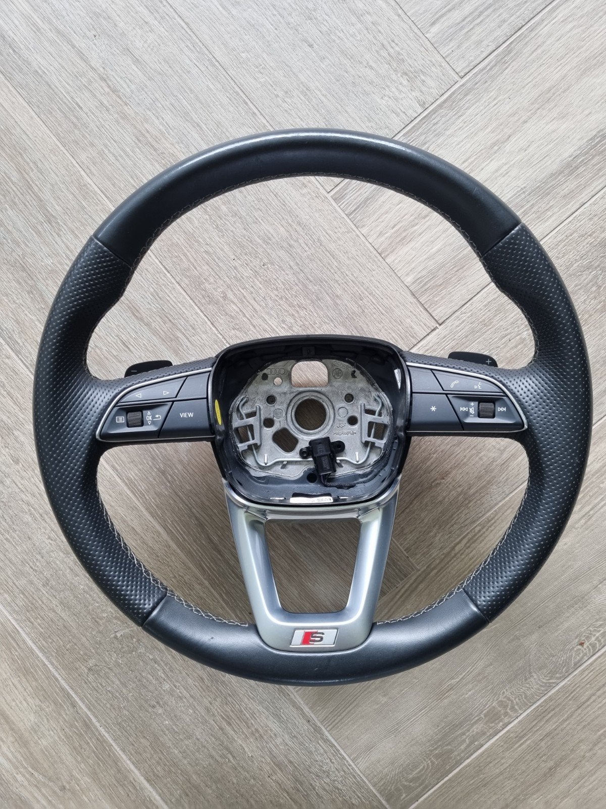 Audi Lederen Multifunctioneel Stuur Schakelflippers, Ophalen, Gebruikt, Audi