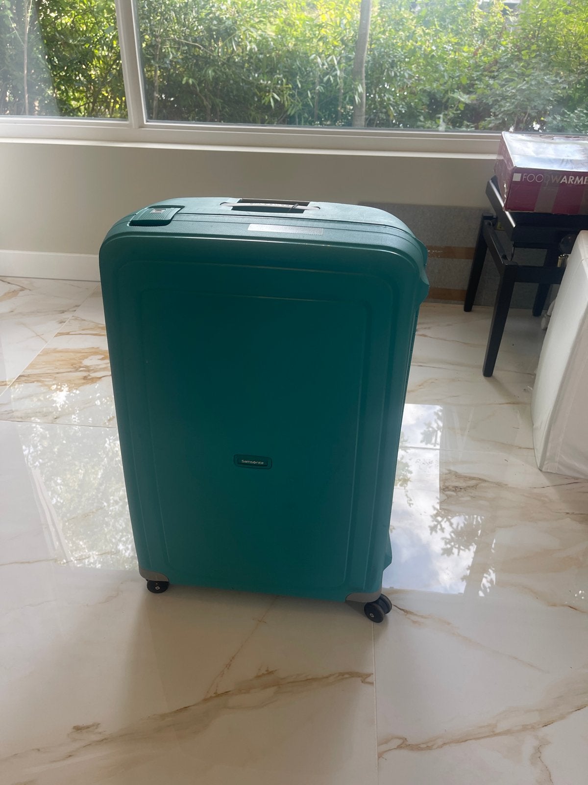Zo goed als nieuwe Samsonite S'Cure Spinner Koffer Aqua Blau, 30 cm of meer, Blauw, Ophalen of Verzenden, Zo goed als nieuw
