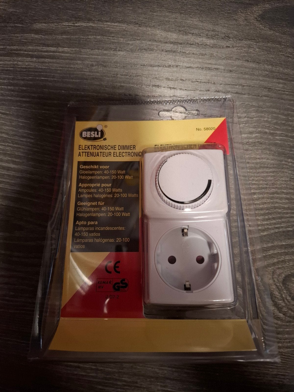 Besli Elektronische Dimmer voor Gloei- en Halogeenlampen, Ophalen of Verzenden