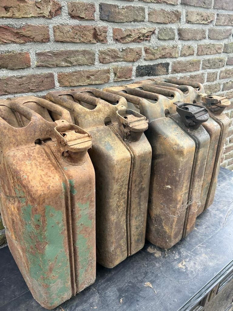 4 x engelse jerrycans, Verzamelen, Ophalen of Verzenden, Engeland