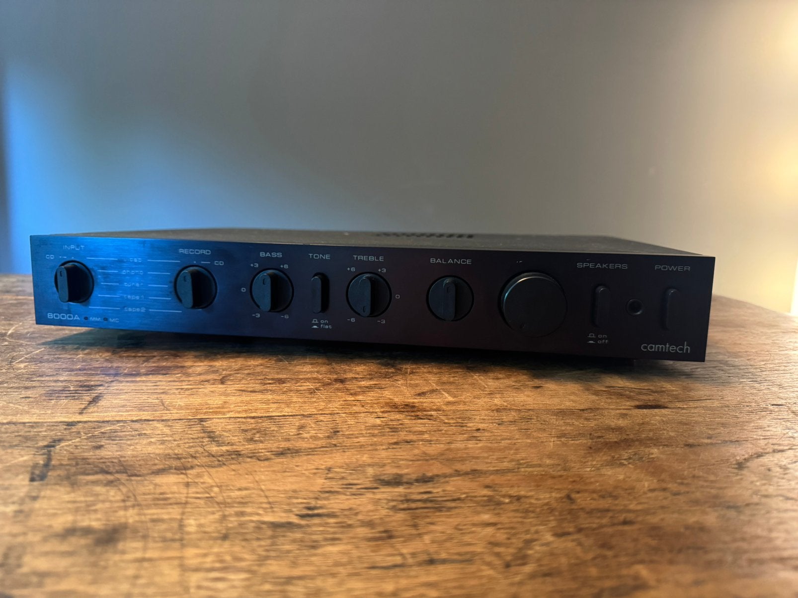 Camtech 8000A integrated amp + phono aansluiting, Ophalen, Zo goed als nieuw, Overige merken
