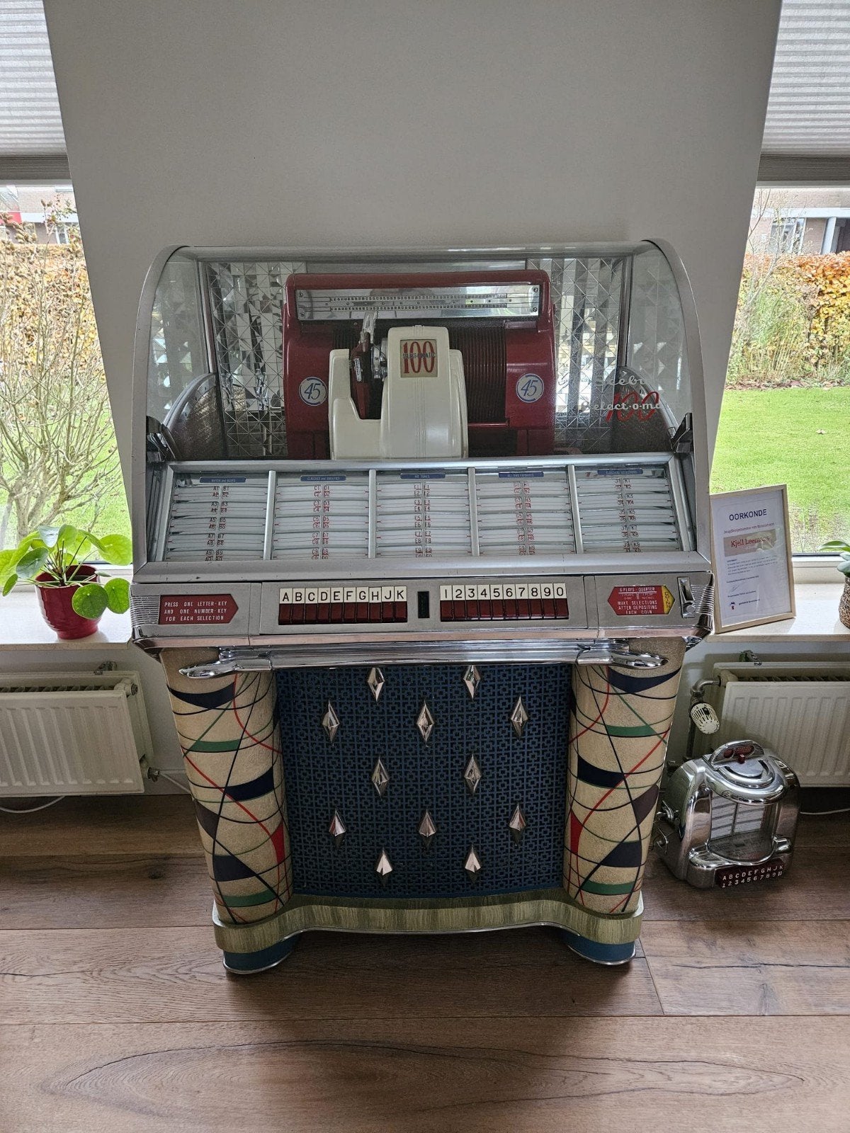 seeburg jukebox gerestaureerd, Verzamelen, Ophalen of Verzenden, 1950 tot 1960, Seeburg