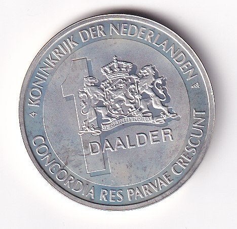 1 Daalder Windmolen Prachtig met Patina, Postzegels en Munten, Vóór koninkrijk, Verzenden, Zilver, Overige waardes