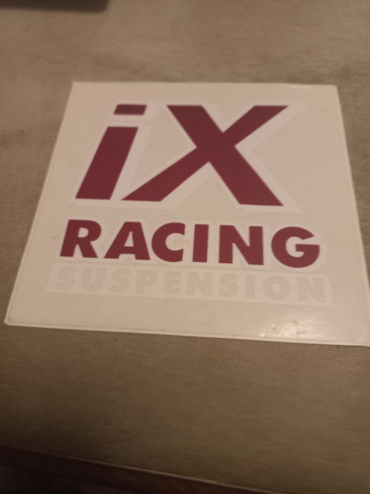 IX Racing Suspension Sticker / Decal, Ophalen of Verzenden, Zo goed als nieuw