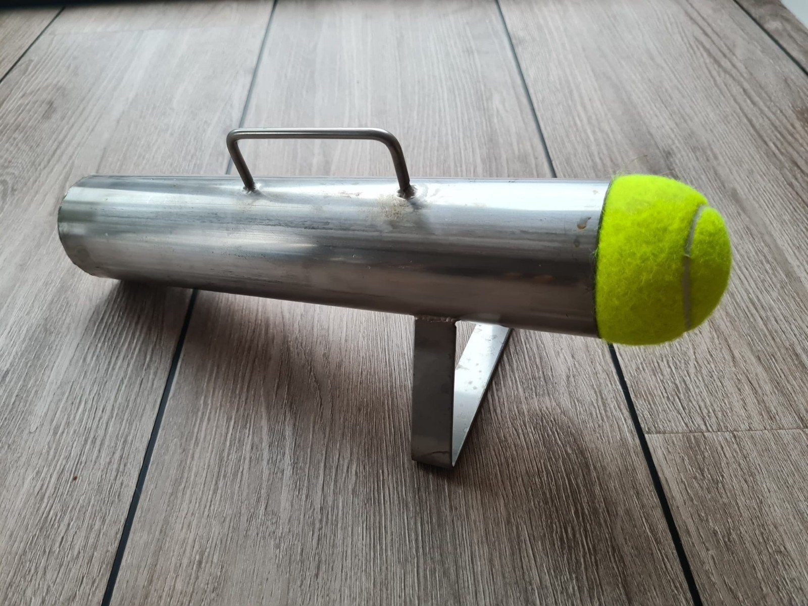 Carbid schieter RVS 30cm tennisbal, melkbus, Ophalen of Verzenden, Nieuw