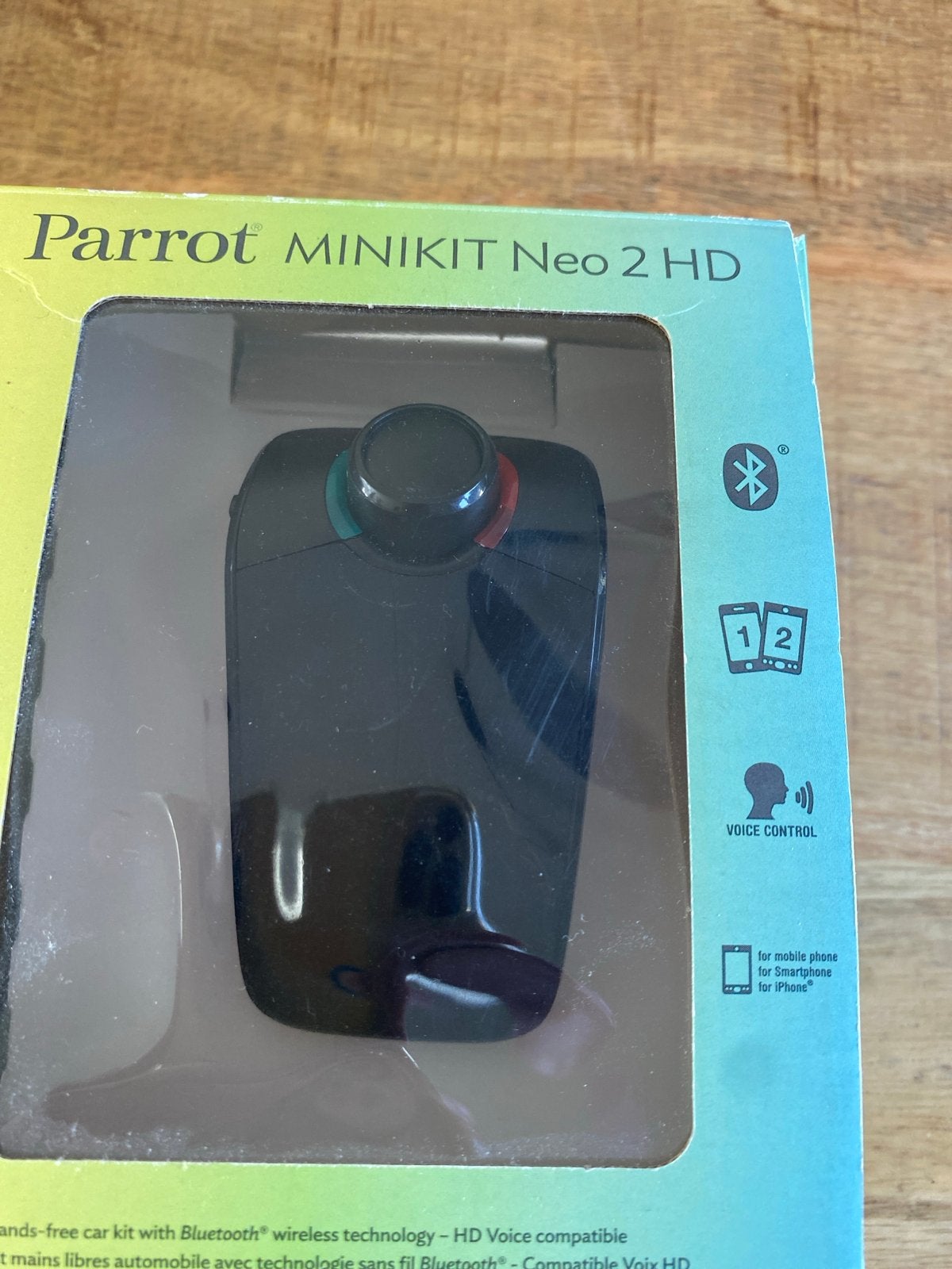 Parrot MINIKIT Neo 2 HD Bluetooth Carkit, Complete carkit, Nieuw, Apple, Ophalen