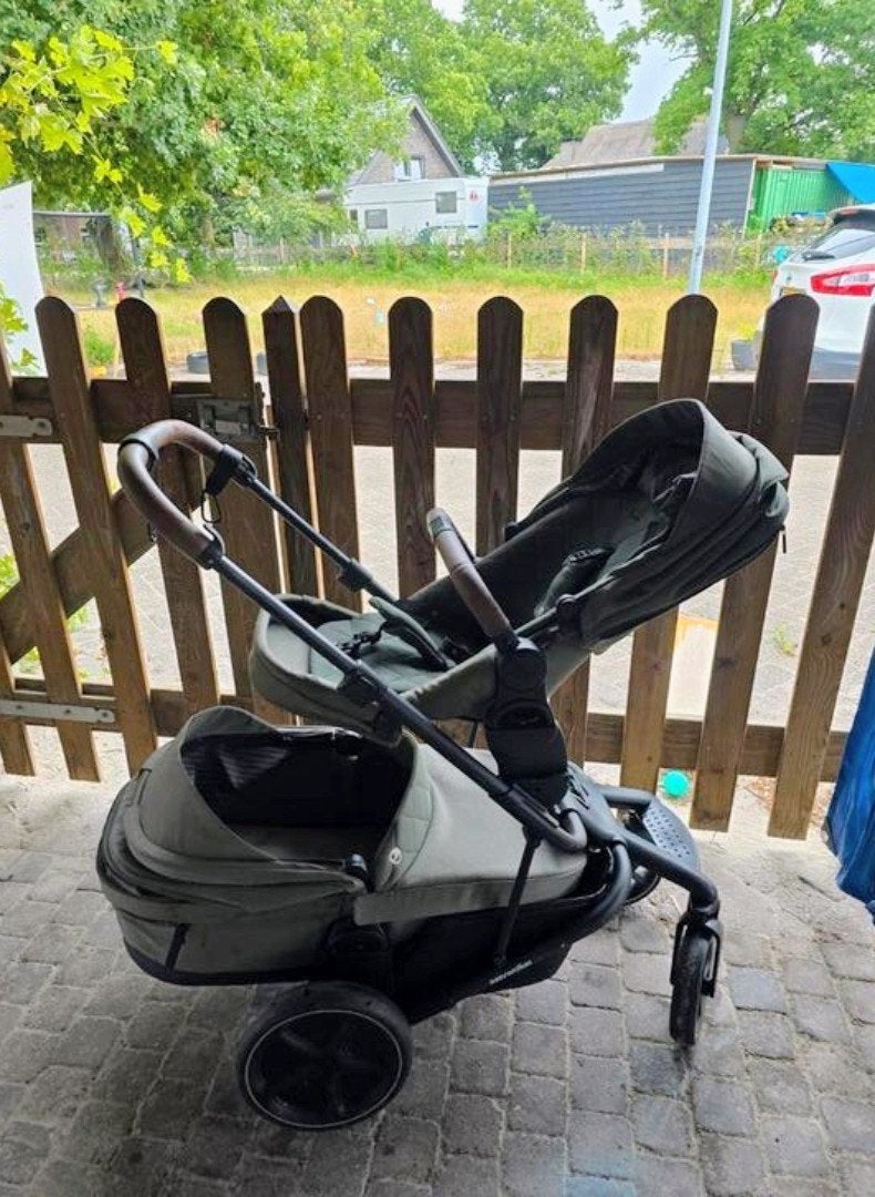 Easywalker Harvey 3 pemium Duowagen met reiswieg en zitje, Gebruikt, Duowagen, Combiwagen, Ophalen