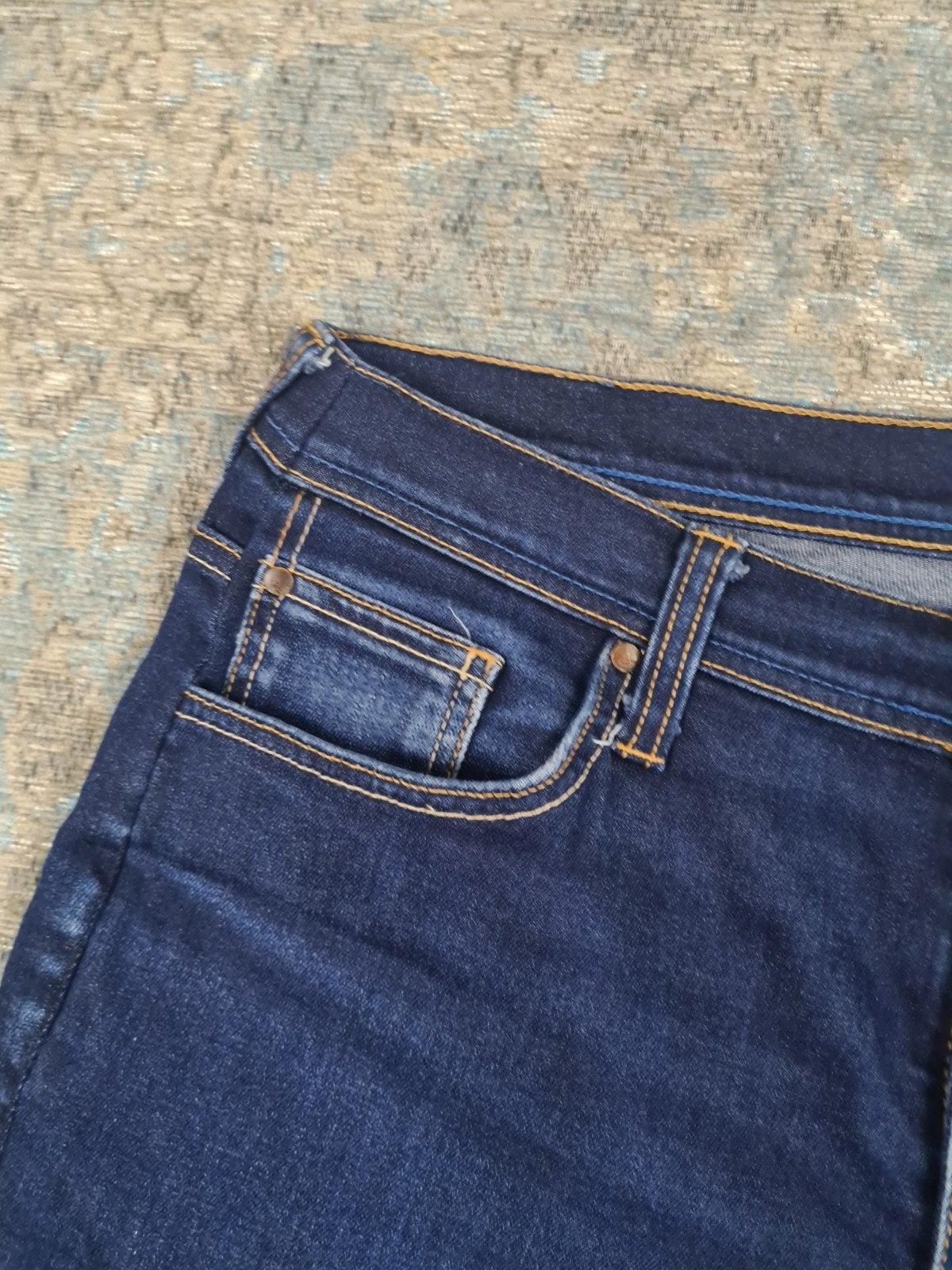 MUSTANG Tapered fit W32 L30 Tapered STRETCH Bronno3230 Blauw, Blauw, W32 (confectie 46) of kleiner, Ophalen of Verzenden, Veluwezoom 5 ,1327 AA, Almere
