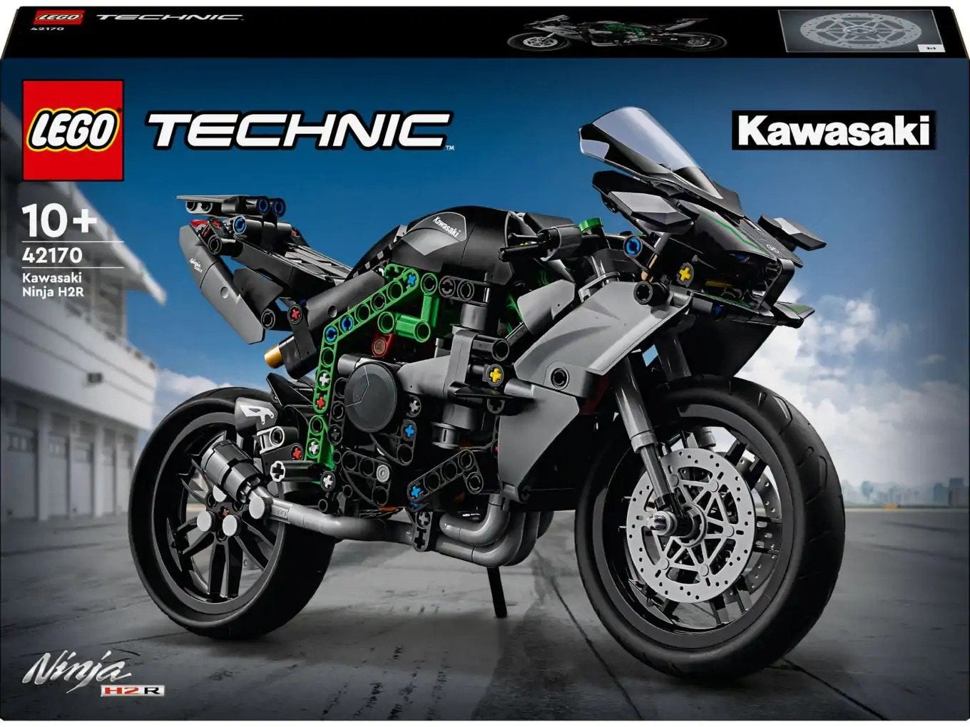 LEGO Technic 42170 Kawasaki Ninja H2R Motorfiets, Ophalen of Verzenden, Nieuw, Overige merken