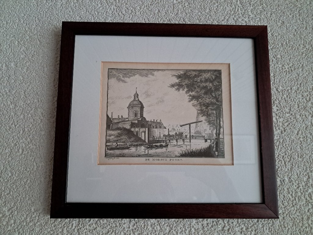 Prent van Morspoort, Leiden, Ophalen, Gebruikt, Gebouw, Voor 1940