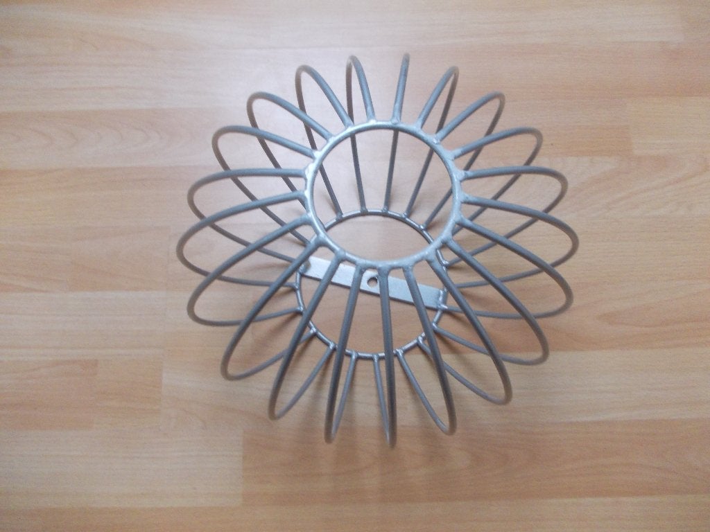 IJzeren bol als accessoire/lampekap etc., Ophalen
