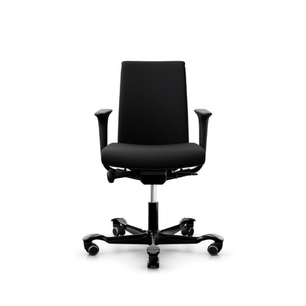 HÅG Creed 6003 Bureaustoel - Zwart met 3D Armleggers, Ophalen, Zwart, Nieuw, Bureaustoel