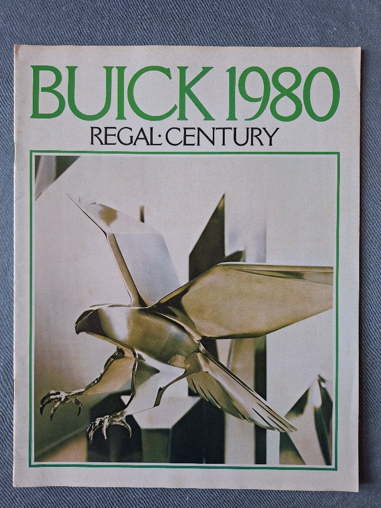 Brochure BUICK REGAL - CENTURY - 1980 USA, Verzenden, Gelezen, Overige merken
