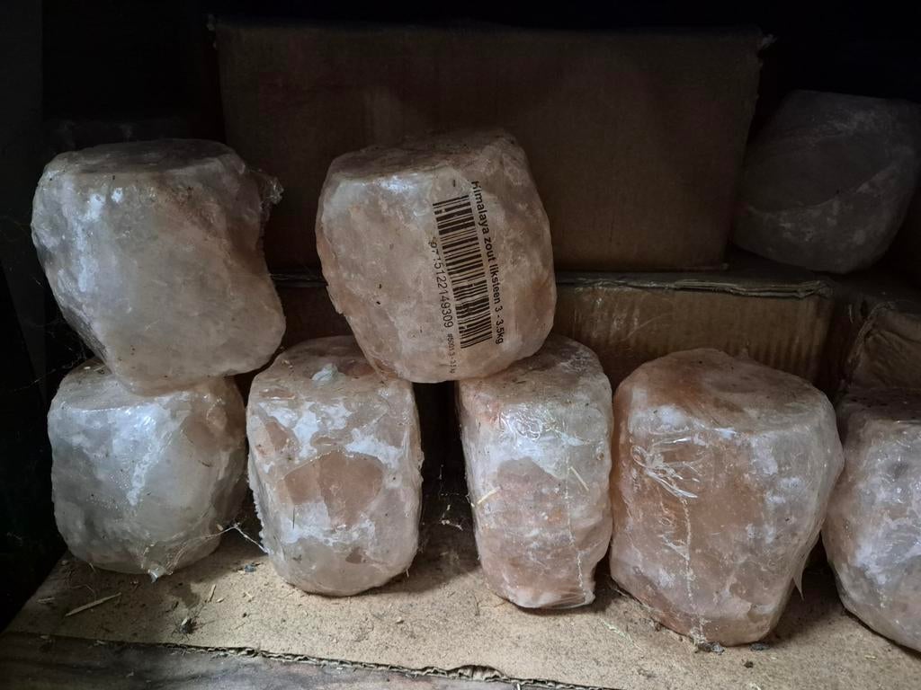 Himalaya zoutsteen 3.5/4 kg, Ophalen
