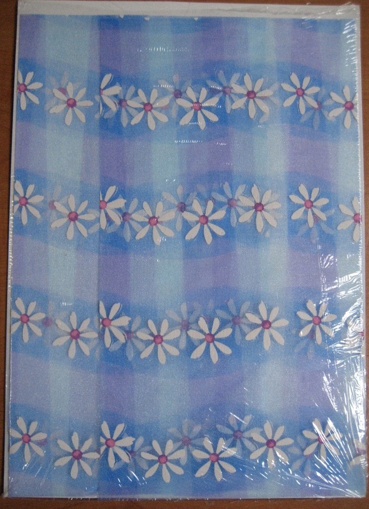 Bedrukte organza bloemen voor knutselprojecten, Textiel, Meerkleurig, Zo goed als nieuw, Knutselmateriaal