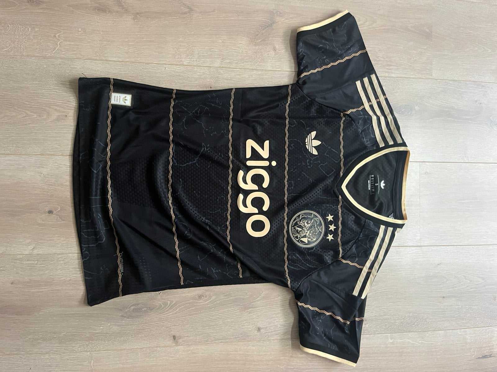 Ajax uitshirt 26/27 maat S, Kleding | Heren, Ophalen of Verzenden, Zo goed als nieuw, Blauw