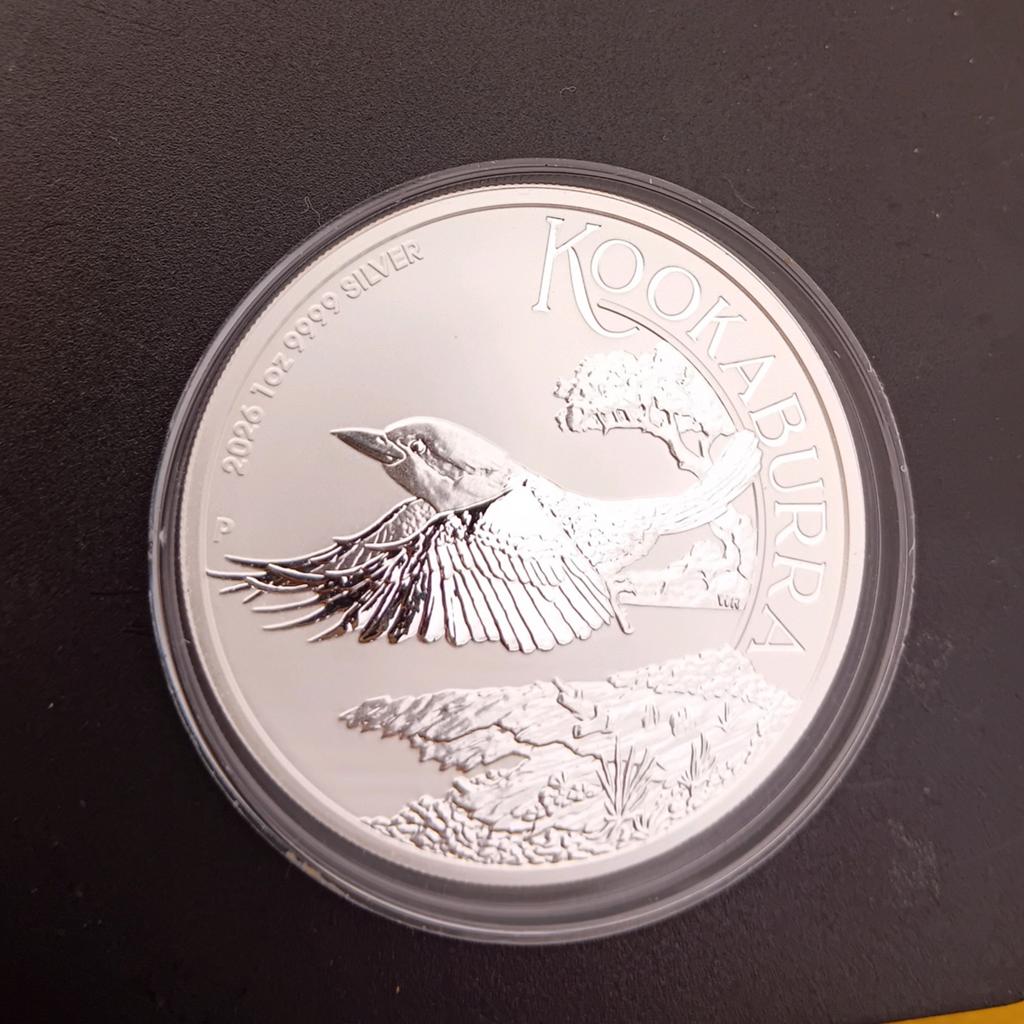 Kookaburra 2026 1 Oz Zilver 999.9, Ophalen of Verzenden, Zilver