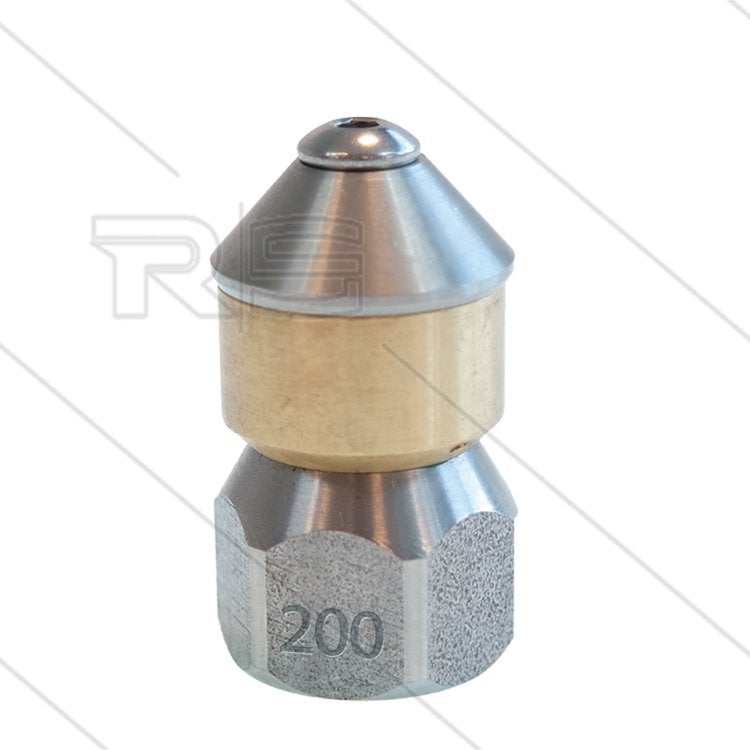 Roterende RVS Nozzle 25mm - 3x1.50 Sproeier, Verzenden
