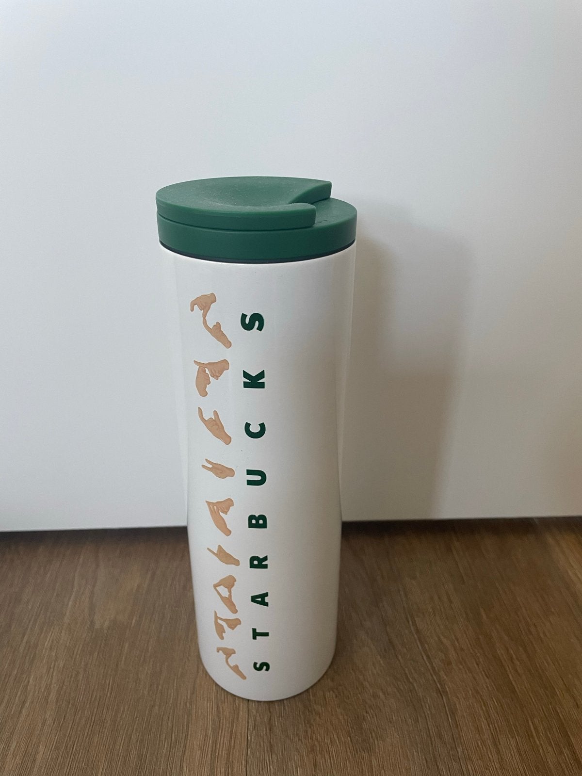 Starbucks Thermobeker met Hand Sign - Nieuw & Ongebruikt, Overige typen, Nieuw, Ophalen of Verzenden, Wit
