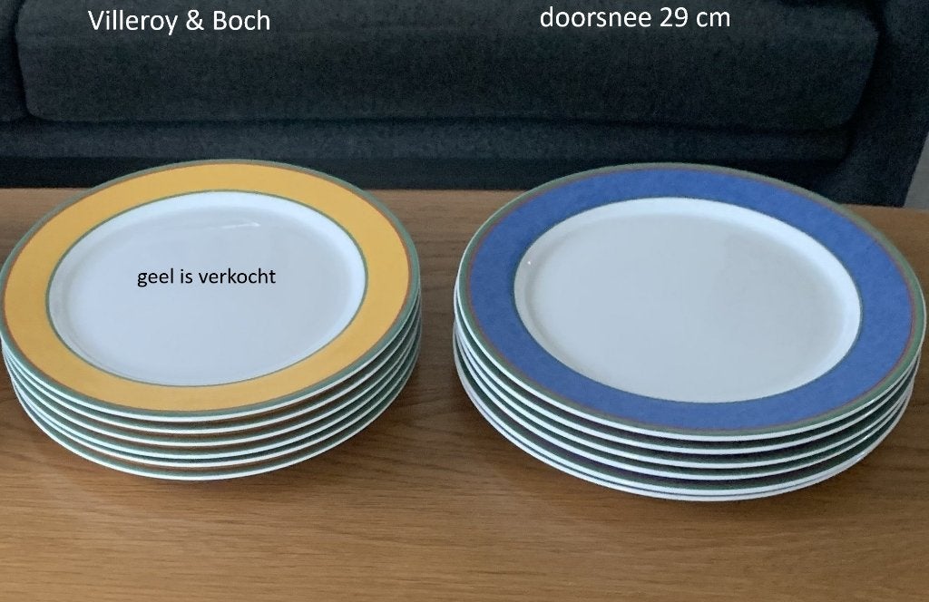 dinerborden, Villeroy & Boch easy, Tipo Viva, grote borden, Gebruikt, Villeroy & Boch, Ophalen of Verzenden, Bord(en)