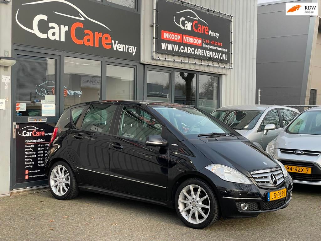Mercedes-Benz A-klasse 170 Avantgarde|AUTOMAAT|APK11-2026|ST, Auto's, Gebruikt, Zwart, 4 cilinders, Zwart
