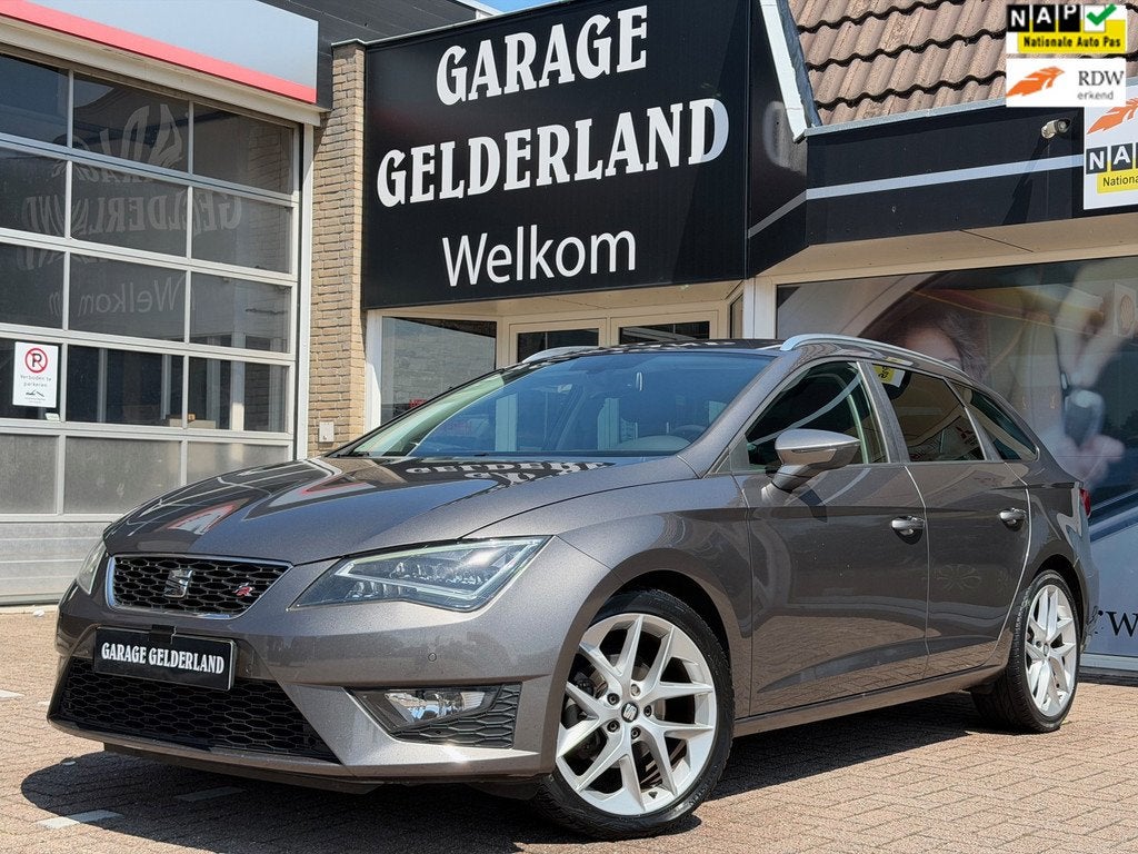 Seat Leon ST 1.4 TSI FR | Navi | Cruise | Climate | Trekhaak, Stof, Gebruikt, 4 cilinders, 150 pk