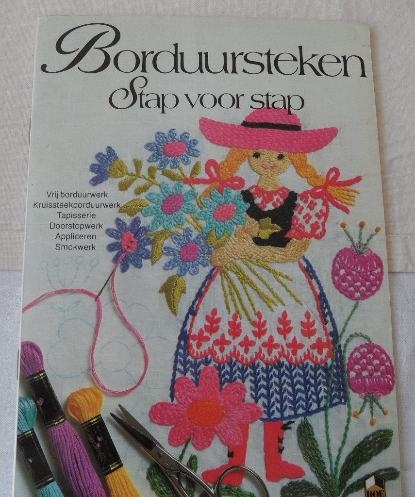 Borduursteken Stap voor Stap zie foto's, Ophalen of Verzenden, Nieuw, Handborduren, Patroon