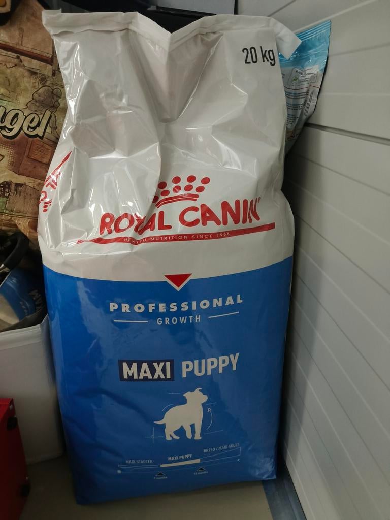 2x 20kg Royal Canin Puppy Maxi brokken, Dieren en Toebehoren, Ophalen, Hond