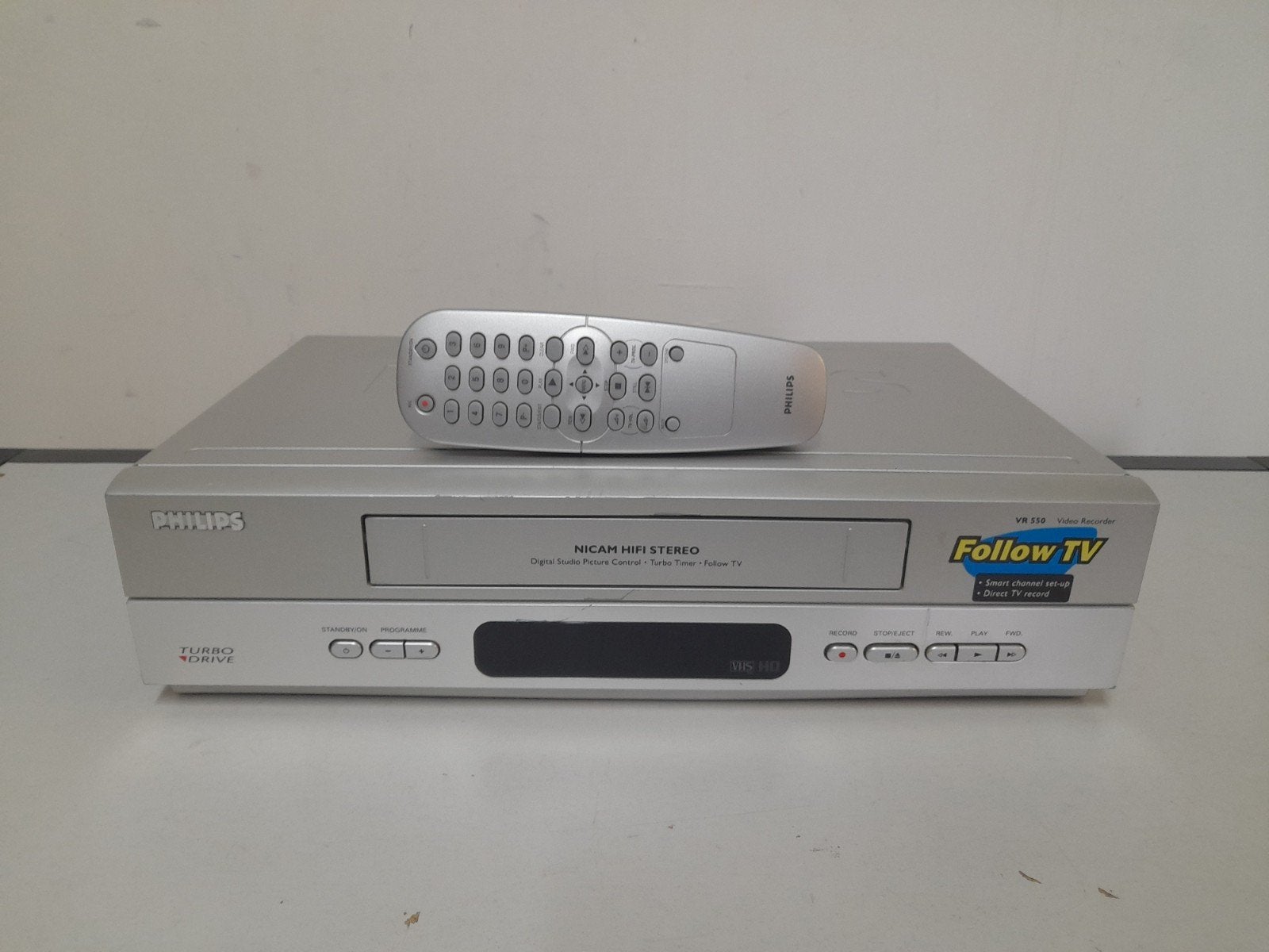 Philips videorecorder VR 550, Ophalen of Verzenden, Gebruikt, VHS-speler of -recorder