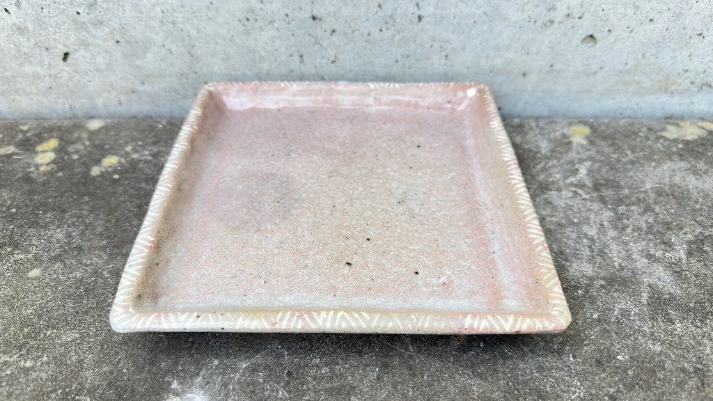 Bonsai onderschaal schotel 16,5x16,5x2cm (5*), Ophalen of Verzenden, Aardewerk, Minder dan 25 cm, Minder dan 40 cm