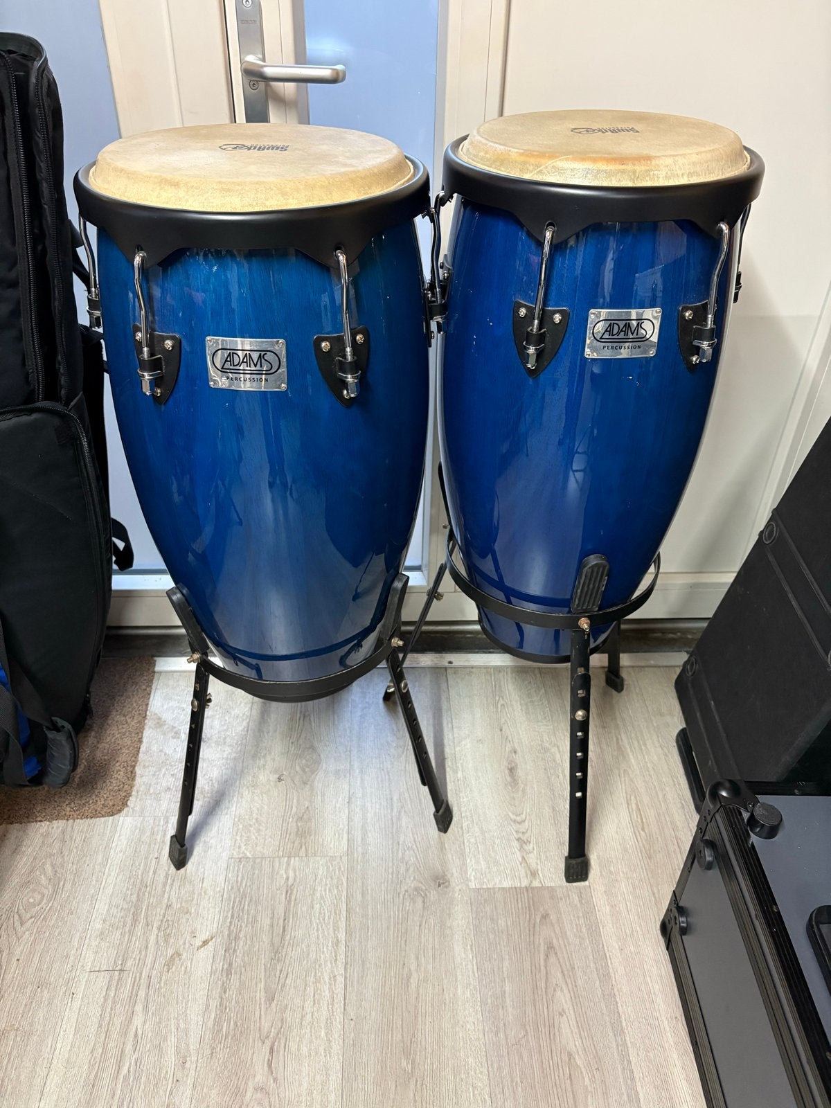 Adams Conga set 12 en 13 inch met hoezen, Ophalen, Gebruikt, Overige merken