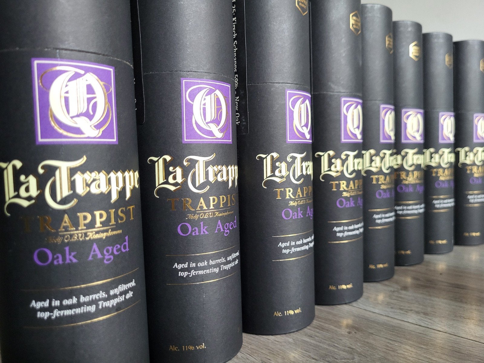 La Trappe Quadrupel Oak Aged Batch 25 - Zeldzaam!, Verzamelen, Ophalen of Verzenden, Nieuw, La Trappe