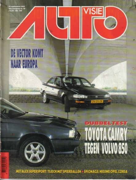 Autovisie 19 1991 : Saab 9000 CS - Volvo 850 GLT - Tatra, Ophalen of Verzenden, Gelezen, Algemeen
