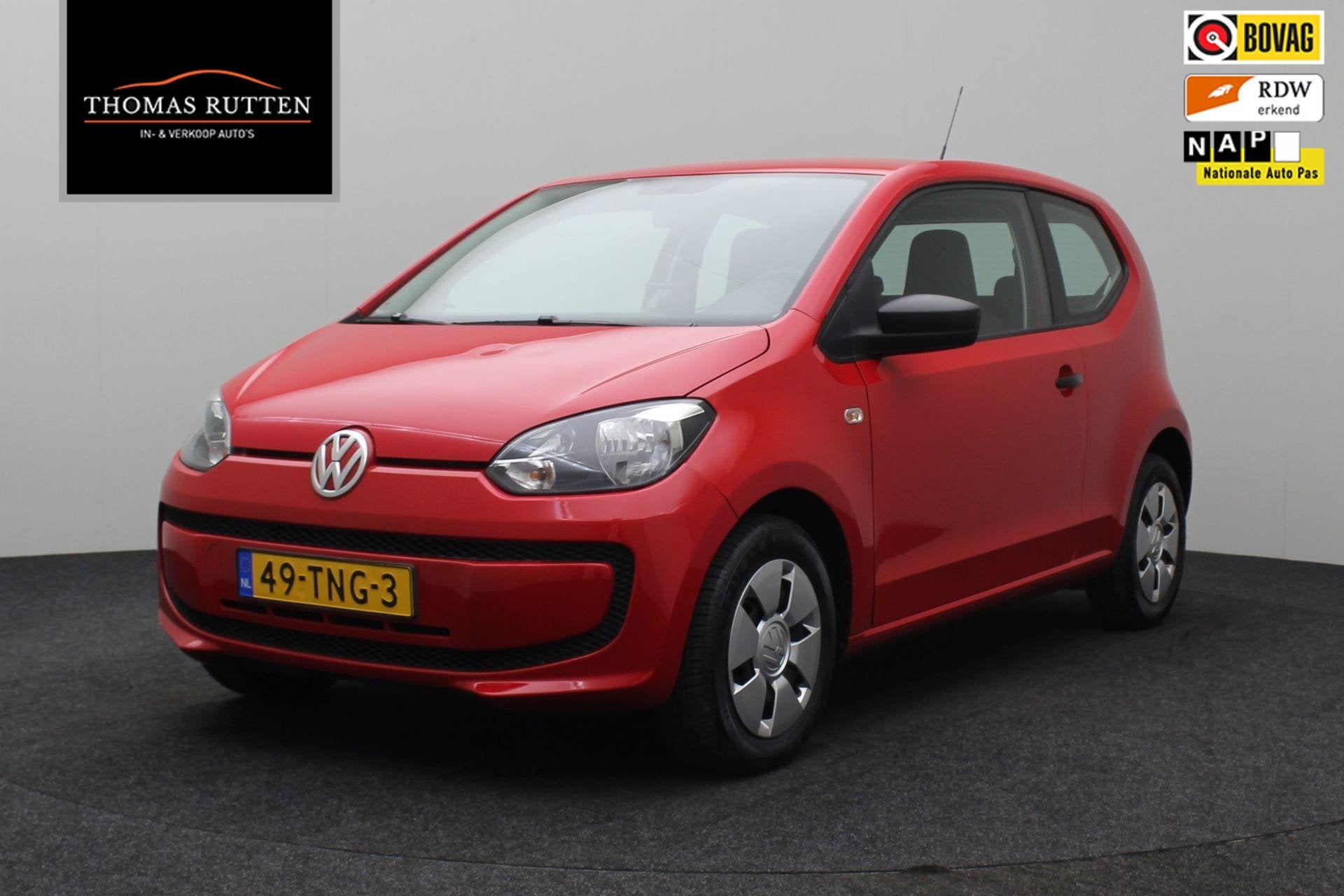 Volkswagen Up! 1.0 take up! 2012 | Airco | Navigatie | Elekt, Voorwielaandrijving, Euro 5, Stof, Gebruikt