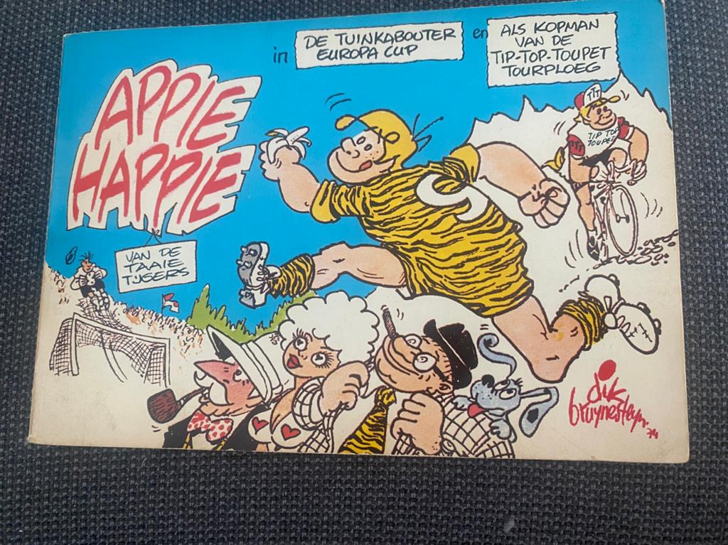 Vintage strip: Appie Happie - Dik Bruynesteyn, Eén stripboek, Ophalen of Verzenden, Zo goed als nieuw