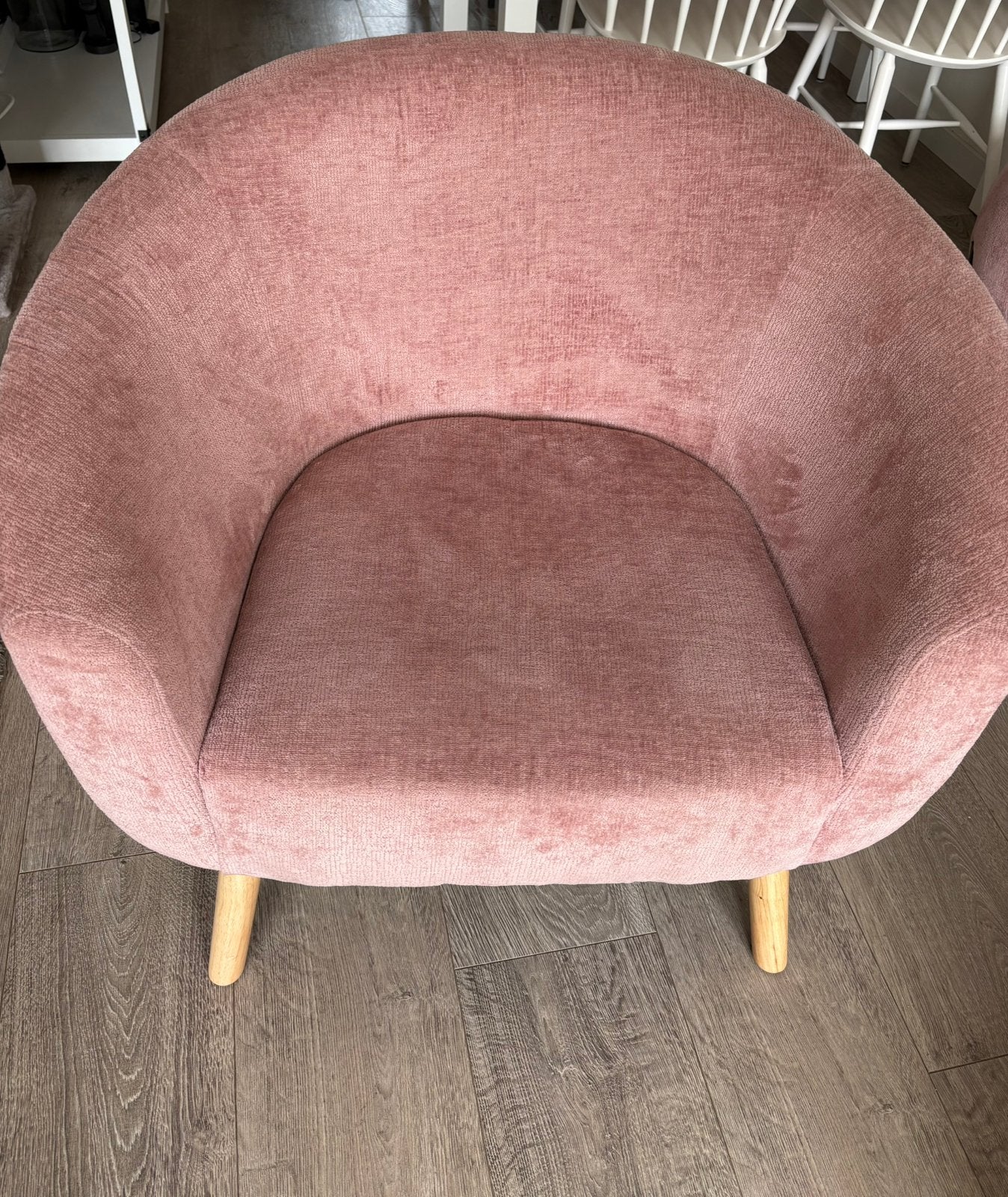 Roze fauteuil - 1 jaar oud, Ophalen, Zo goed als nieuw, 75 tot 100 cm