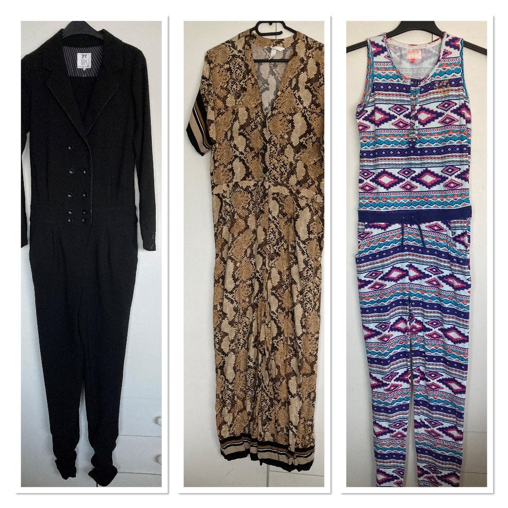 Maat XS / 3 x jumpsuit - jumpsuits, Kleding | Dames, Jumpsuits, Gedragen, Maat 34 (XS) of kleiner, Zwart, Ophalen of Verzenden