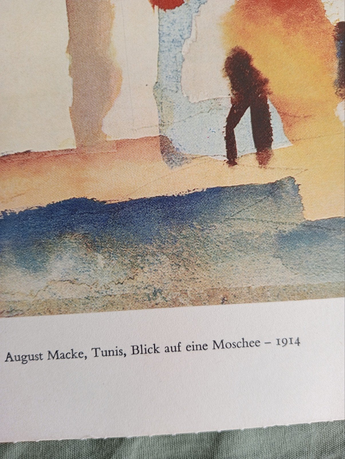 August Macke offset prent 1966, Ophalen of Verzenden