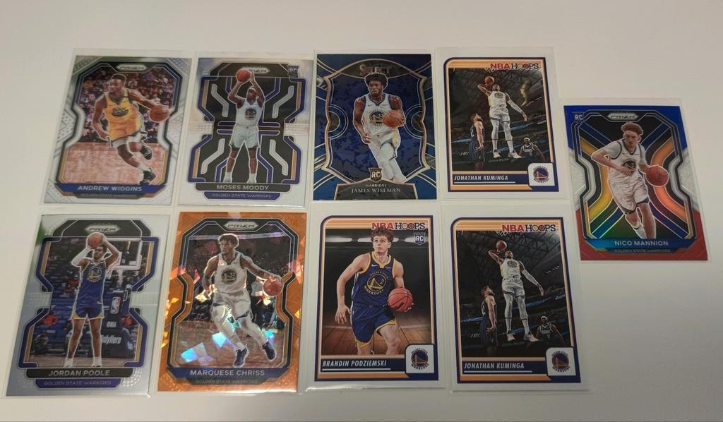 NBA basketbal kaarten set Golden state warriors, Hobby en Vrije tijd, Verzamelkaartspellen | Overige, Ophalen of Verzenden