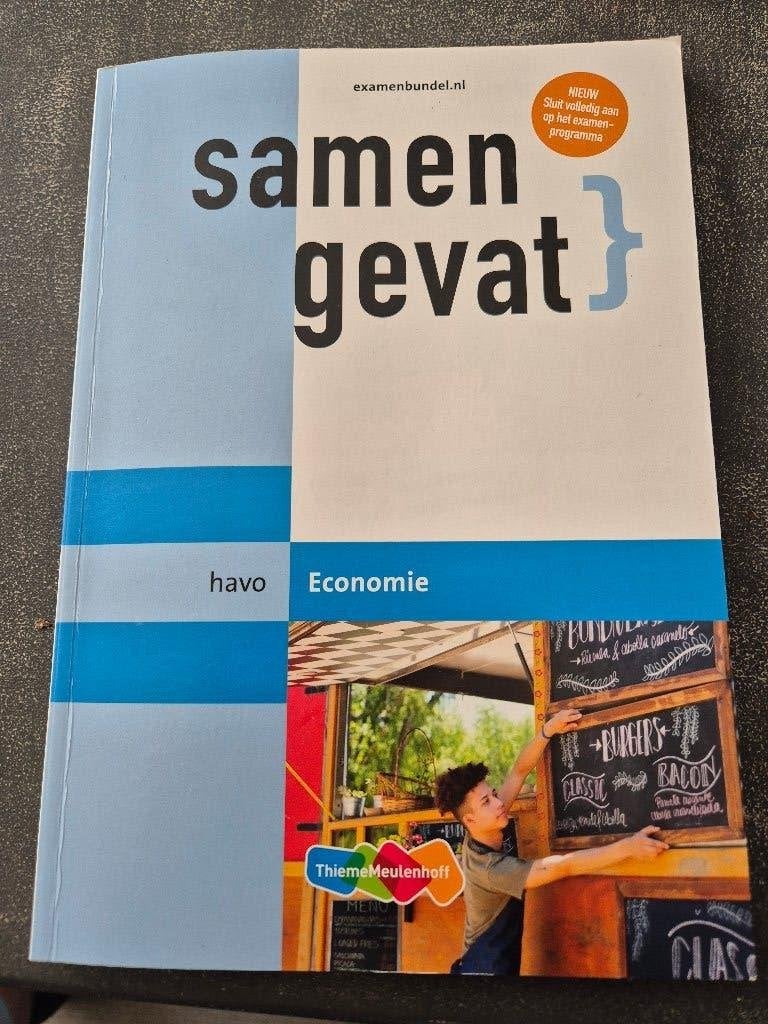 Samengevat Economie HAVO - Examenbundel ZGAN, Boeken, Schoolboeken, Ophalen of Verzenden, Zo goed als nieuw, HAVO, Economie
