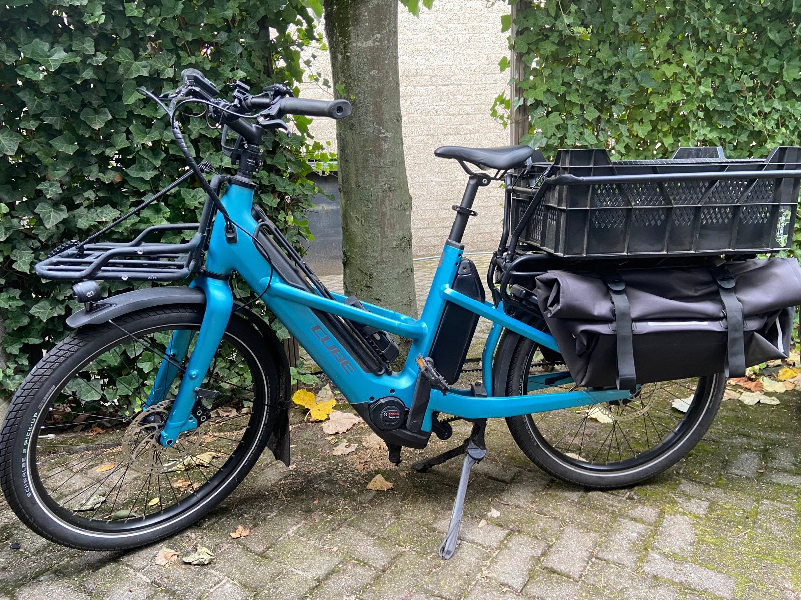Cube Longtail Hybrid 1350 cargo transport fiets, Ophalen, Gebruikt, 47 tot 51 cm, Cube