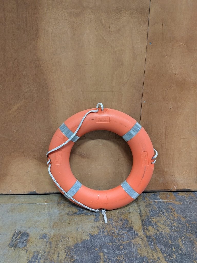 Reddingsboei - Oranje - Inclusief grijplijn en reflectoren, Watersport en Boten, Ophalen, Gebruikt, Overige typen, Zeilboot of Motorboot
